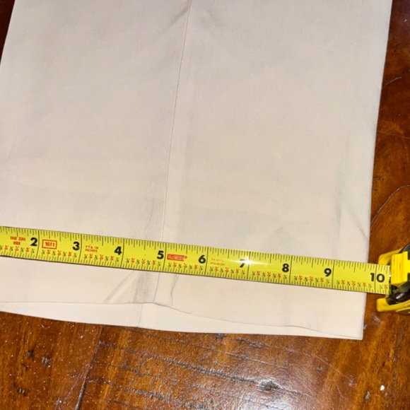 Express Silk Cream Dress Pants Sz 7/8 - Picture 6 of 10